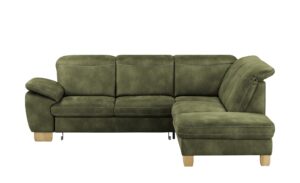 meinSofa Ecksofa  Raica ¦ grün ¦ Maße (cm): B: 266 H: 91 T: 243 Polstermöbel > Sofas > Ecksofas - Höffner