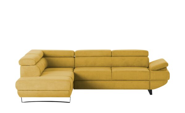 switch Ecksofa  Gio ¦ gelb ¦ Maße (cm): B: 263 H: 74 T: 200 Polstermöbel > Sofas > Ecksofas - Höffner