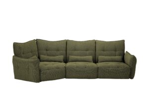 bobb Ecksofa  Jeaneva ¦ grün ¦ Maße (cm): B: 379 H: 101 T: 151 Polstermöbel > Sofas > Ecksofas - Höffner