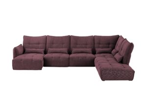 bobb Wohnlandschaft  Jeaneva ¦ rot ¦ Maße (cm): B: 428 H: 101 T: 275 Polstermöbel > Sofas > Wohnlandschaften - Höffner