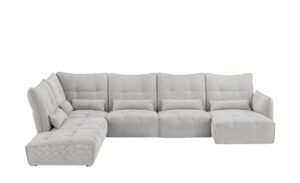 bobb Wohnlandschaft  Jeaneva ¦ grau ¦ Maße (cm): B: 275 H: 101 T: 428 Polstermöbel > Sofas > Wohnlandschaften - Höffner
