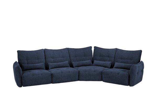 bobb Ecksofa  Jeaneva ¦ blau ¦ Maße (cm): B: 471 H: 101 T: 200 Polstermöbel > Sofas > Ecksofas - Höffner