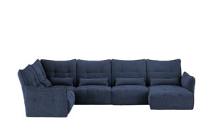 bobb Wohnlandschaft  Jeaneva ¦ blau ¦ Maße (cm): B: 428 H: 101 T: 228 Polstermöbel > Sofas > Wohnlandschaften - Höffner