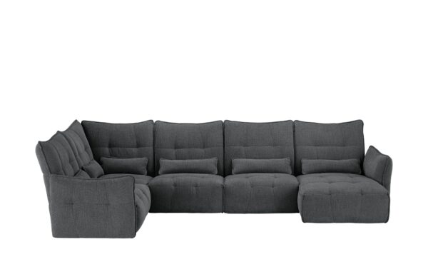 bobb Wohnlandschaft  Jeaneva ¦ grau ¦ Maße (cm): B: 428 H: 101 T: 228 Polstermöbel > Sofas > Wohnlandschaften - Höffner