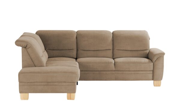 meinSofa Ecksofa  Liva ¦ braun ¦ Maße (cm): B: 254 H: 106 T: 224 Polstermöbel > Sofas > Ecksofas - Höffner