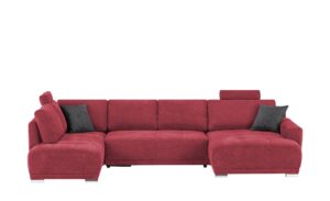 bobb Wohnlandschaft  Kerrin ¦ rot ¦ Maße (cm): B: 346 H: 86 T: 215 Polstermöbel > Sofas > Schlafsofas - Höffner