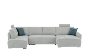 bobb Wohnlandschaft  Kerrin ¦ grau ¦ Maße (cm): B: 346 H: 86 T: 215 Polstermöbel > Sofas > Schlafsofas - Höffner