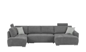 bobb Wohnlandschaft  Kerrin ¦ grau ¦ Maße (cm): B: 346 H: 86 T: 215 Polstermöbel > Sofas > Schlafsofas - Höffner