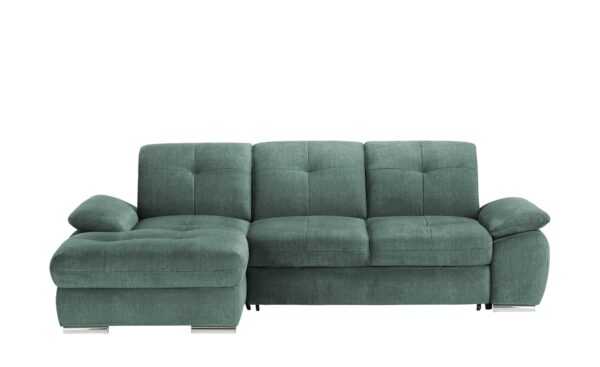 Ecksofa  Gladys ¦ türkis/petrol ¦ Maße (cm): B: 282 H: 103 T: 197 Polstermöbel > Sofas > Ecksofas - Höffner