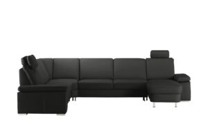 meinSofa Wohnlandschaft  Elsa ¦ schwarz ¦ Maße (cm): H: 91 Polstermöbel > Sofas > Schlafsofas - Höffner