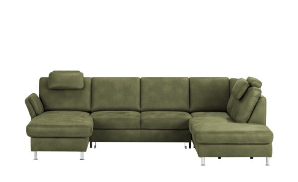 Mein Sofa bold Wohnlandschaft  Veit ¦ grün ¦ Maße (cm): B: 305 H: 90 T: 200 Polstermöbel > Sofas > Schlafsofas - Höffner