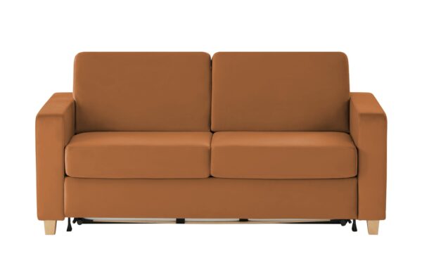 nehl Schlafsofa  Boston Deluxe ¦ orange ¦ Maße (cm): B: 199 H: 91 T: 103 Polstermöbel > Sofas > Einzelsofas - Höffner