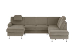 meinSofa Wohnlandschaft  Jana ¦ braun ¦ Maße (cm): B: 309 H: 87 T: 235 Polstermöbel > Sofas > Schlafsofas - Höffner