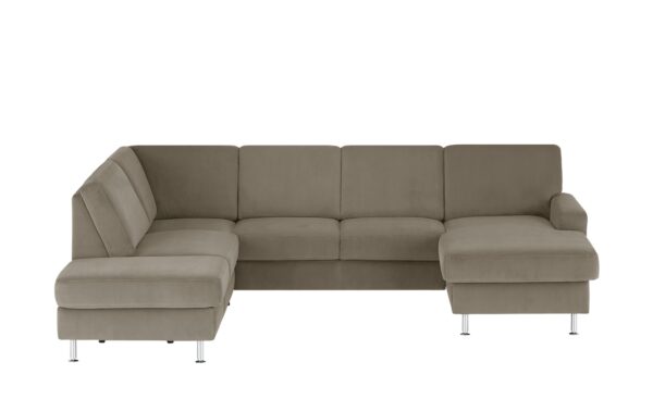 meinSofa Wohnlandschaft  Jana ¦ braun ¦ Maße (cm): B: 309 H: 87 T: 235 Polstermöbel > Sofas > Wohnlandschaften - Höffner