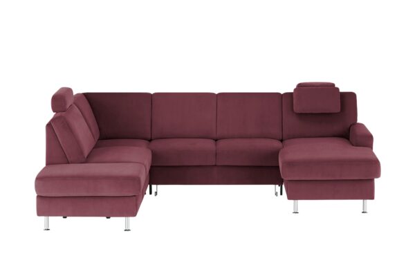 meinSofa Wohnlandschaft  Jana ¦ lila/violett ¦ Maße (cm): B: 309 H: 87 T: 235 Polstermöbel > Sofas > Schlafsofas - Höffner