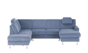 meinSofa Wohnlandschaft  Jana ¦ blau ¦ Maße (cm): B: 309 H: 87 T: 235 Polstermöbel > Sofas > Schlafsofas - Höffner