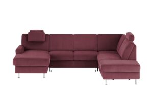 meinSofa Wohnlandschaft  Jana ¦ lila/violett ¦ Maße (cm): B: 309 H: 87 T: 235 Polstermöbel > Sofas > Schlafsofas - Höffner