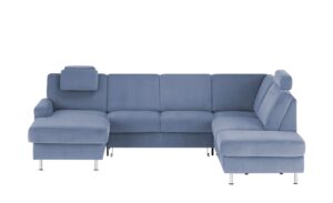 meinSofa Wohnlandschaft  Jana ¦ blau ¦ Maße (cm): B: 309 H: 87 T: 235 Polstermöbel > Sofas > Schlafsofas - Höffner