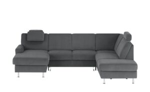 meinSofa Wohnlandschaft  Jana ¦ grau ¦ Maße (cm): B: 309 H: 87 T: 235 Polstermöbel > Sofas > Schlafsofas - Höffner