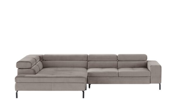 Gallery M Ecksofa  Felicia Due ¦ grau ¦ Maße (cm): B: 309 H: 72 T: 215 Polstermöbel > Sofas > Ecksofas - Höffner