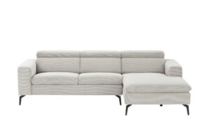 Ecksofa in Cordstoff Liselotta ¦ grau ¦ Maße (cm): B: 247 H: 75 T: 178 Polstermöbel > Sofas > Ecksofas - Höffner