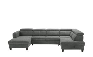 Wohnlandschaft  Zante ¦ grau ¦ Maße (cm): B: 324 H: 76 T: 190 Polstermöbel > Sofas > Schlafsofas - Höffner