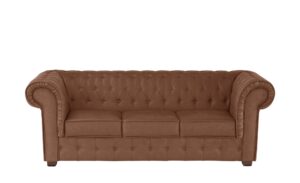 Sofa   Chester ¦ braun ¦ Maße (cm): B: 215 H: 77 T: 94 Polstermöbel > Sofas > 3-Sitzer - Höffner