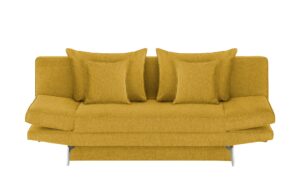 smart Schlafsofa  Mabell ¦ gelb ¦ Maße (cm): B: 205 H: 80 T: 100 Polstermöbel > Sofas > 2-Sitzer - Höffner