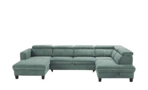 Wohnlandschaft  Zante ¦ grün ¦ Maße (cm): B: 324 H: 76 T: 190 Polstermöbel > Sofas > Schlafsofas - Höffner