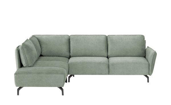 switch Ecksofa  Bella ¦ grün ¦ Maße (cm): B: 272 H: 85 T: 230 Polstermöbel > Sofas > Ecksofas - Höffner