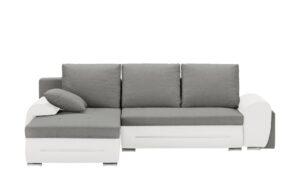 Ecksofa  mit Beleuchtung und Schlaffunktion Emma ¦ grau ¦ Maße (cm): B: 280 H: 96 T: 184 Polstermöbel > Sofas > Ecksofas - Höffner