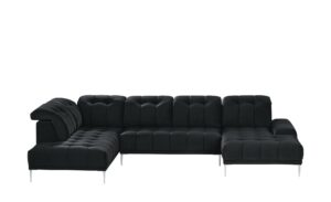 switch Wohnlandschaft  Grenada ¦ schwarz ¦ Maße (cm): B: 358 H: 91 T: 231 Polstermöbel > Sofas > Wohnlandschaften - Höffner