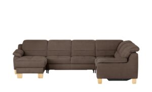 meinSofa Wohnlandschaft  Hanna ¦ braun ¦ Maße (cm): B: 322 H: 84 T: 264 Polstermöbel > Sofas > Schlafsofas - Höffner