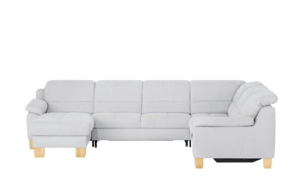 meinSofa Wohnlandschaft  Hanna ¦ grau ¦ Maße (cm): B: 322 H: 84 T: 264 Polstermöbel > Sofas > Schlafsofas - Höffner