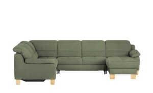 meinSofa Wohnlandschaft  Hanna ¦ grün ¦ Maße (cm): B: 322 H: 84 T: 264 Polstermöbel > Sofas > Schlafsofas - Höffner