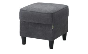 Hocker  Kivana ¦ grau ¦ Maße (cm): B: 52 H: 45 T: 52 Polstermöbel > Hocker - Höffner