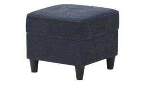 Hocker  Kivana ¦ blau ¦ Maße (cm): B: 52 H: 45 T: 52 Polstermöbel > Hocker - Höffner