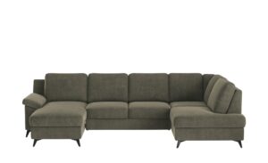 uno Wohnlandschaft  Boom ¦ grün ¦ Maße (cm): B: 309 H: 90 T: 170 Polstermöbel > Sofas > Schlafsofas - Höffner