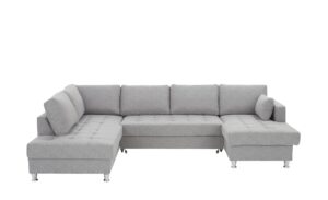 Wohnlandschaft   Ana ¦ silber ¦ Maße (cm): B: 297 H: 85 T: 197 Polstermöbel > Sofas > Schlafsofas - Höffner