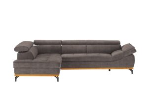 uno Ecksofa  Virgo ¦ grau ¦ Maße (cm): B: 284 H: 76 T: 210 Polstermöbel > Sofas > Ecksofas - Höffner