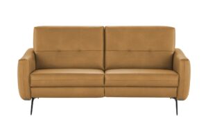 himolla Ledersofa  6271 ¦ gelb ¦ Maße (cm): B: 181 H: 87 T: 97 Polstermöbel > Sofas > 2-Sitzer - Höffner