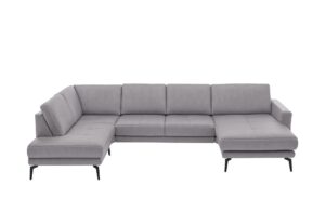 meinSofa Wohnlandschaft  Mike ¦ grau ¦ Maße (cm): B: 327 H: 86 T: 180 Polstermöbel > Sofas > Wohnlandschaften - Höffner