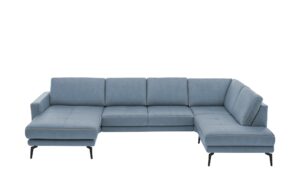 meinSofa Wohnlandschaft  Mike ¦ blau ¦ Maße (cm): B: 327 H: 86 T: 180 Polstermöbel > Sofas > Wohnlandschaften - Höffner