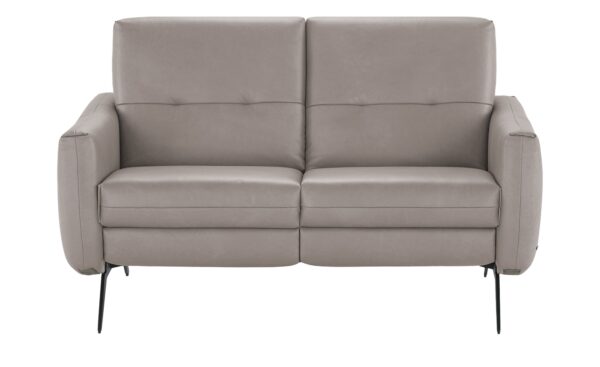 himolla Ledersofa  6271 ¦ grau ¦ Maße (cm): B: 148 H: 85 T: 95 Polstermöbel > Sofas > 2-Sitzer - Höffner