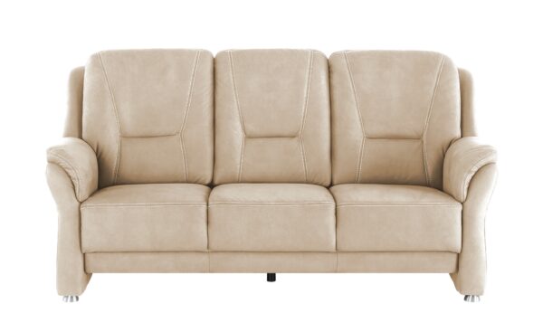 Sofa 3-sitzig  Wilma ¦ beige ¦ Maße (cm): B: 198 H: 97 T: 89 Polstermöbel > Sofas > 3-Sitzer - Höffner