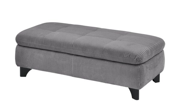 Lounge Collection XXL-Hocker  Tamara ¦ grau ¦ Maße (cm): B: 135 H: 45 T: 63 Polstermöbel > Hocker - Höffner