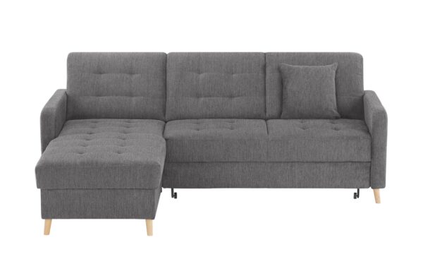 Ecksofa mit Schlaffunktion Venus ¦ grau ¦ Maße (cm): B: 222 H: 87 T: 162 Polstermöbel > Sofas > Ecksofas - Höffner