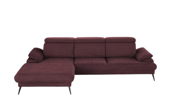 switch Ecksofa  Sicilia ¦ rot ¦ Maße (cm): B: 290 H: 101 T: 187 Polstermöbel > Sofas > Ecksofas - Höffner