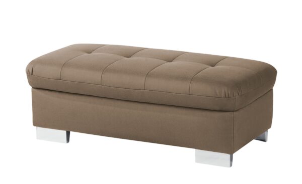 Lounge Collection Hocker  Inka ¦ braun ¦ Maße (cm): B: 130 H: 46 T: 65 Polstermöbel > Hocker - Höffner