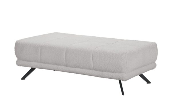 Lounge Collection XXL - Hocker  Joel ¦ grau ¦ Maße (cm): B: 137 H: 43 T: 73 Polstermöbel > Hocker - Höffner